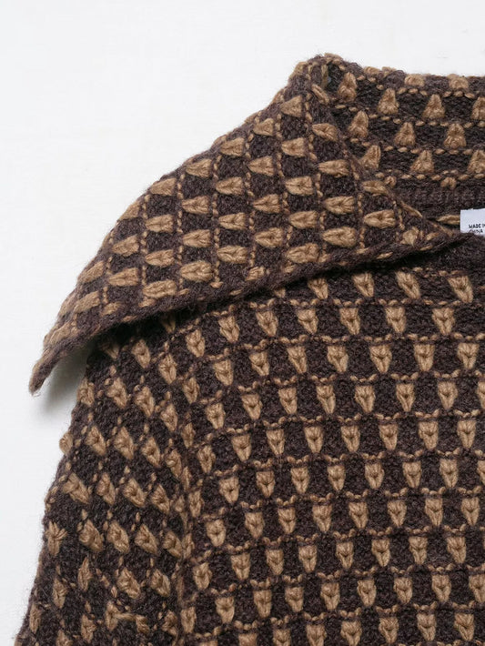 Cardigan femme en maille coupe ample pour automne et hiver – Meliva