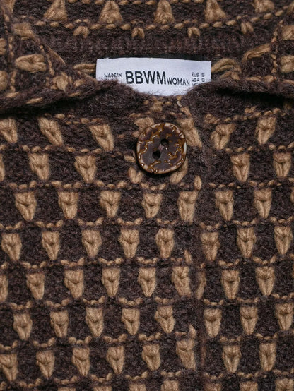 Cardigan femme en maille coupe ample pour automne et hiver – Meliva