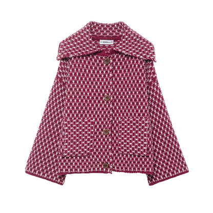 Cardigan femme en maille coupe ample pour automne et hiver – Meliva