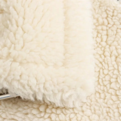 Veste femme style motard avec effet fourrure synthétique intégrée – Meliva