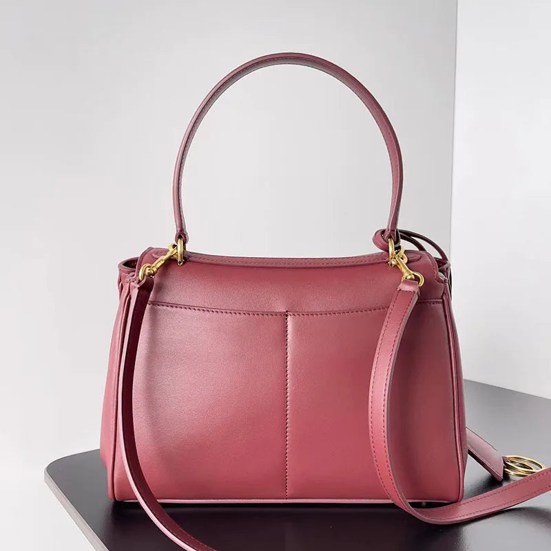 Sac à main femme noir structuré avec rabat et anse – Meliva