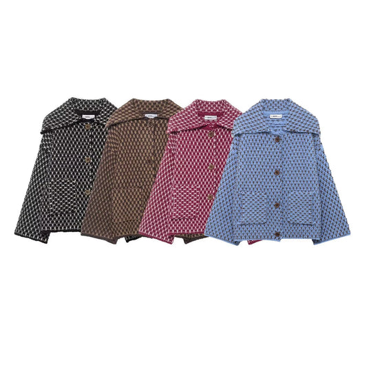 Cardigan femme en maille coupe ample pour automne et hiver – Meliva